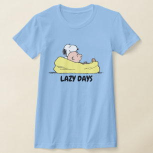 Camiseta Amendoins Snoopy & Charlie Brown na Cadeira de B