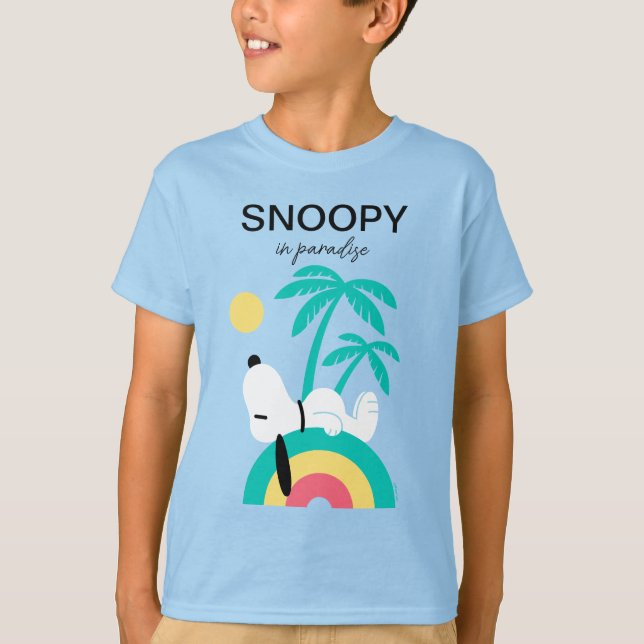Camiseta Amendoins | Snoopy Deco Dreams Club Paradiso (Frente)
