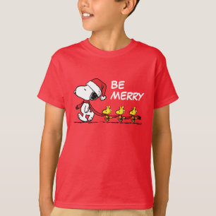 Camiseta Amendoins   Snoopy & Friends Winter Scarf