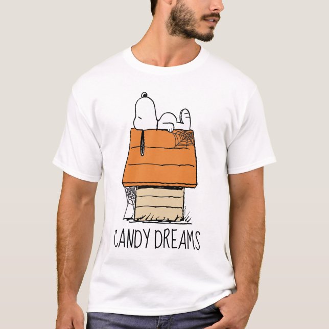 Camiseta Amendoins | Snoopy Halloween Nap (Frente)
