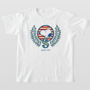 Camiseta Amendoins Snoopy Heraldry