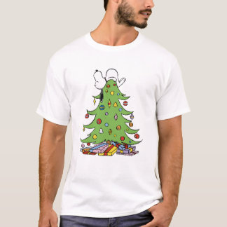 Camiseta amendoins snoopy natal