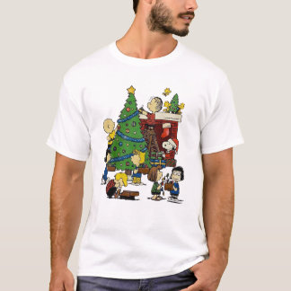 Camiseta amendoins snoopy natal
