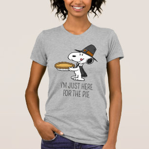 Camiseta Amendoins   Snoopy Pilgrim
