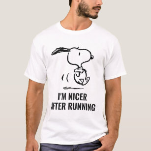 Camiseta Amendoins   Snoopy Running