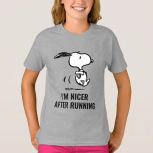 Camiseta Amendoins Snoopy Running