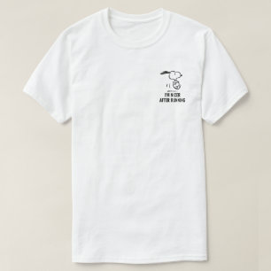 Camiseta Amendoins Snoopy Running