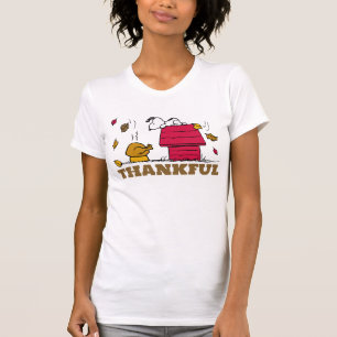 Camiseta Amendoins Snoopy Seja grato