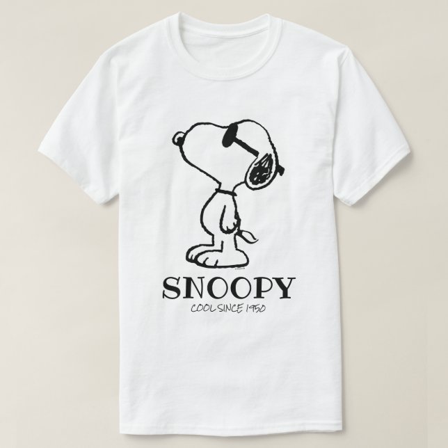 Camiseta Amendoins | Snoopy Sunglass Ponder (Frente do Design)