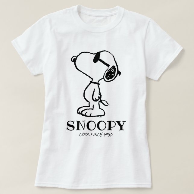 Camiseta Amendoins | Snoopy Sunglass Ponder (Frente do Design)