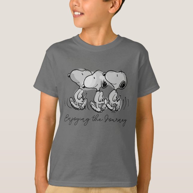 Camiseta Amendoins | Snoopy Walking Alto (Frente)
