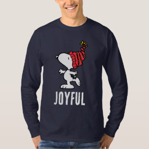Camiseta Amendoins Snoopy Winter Beanie Boné