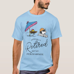 Camiseta Amendoins   Snoopy & Woodstock Beach Estou aposent