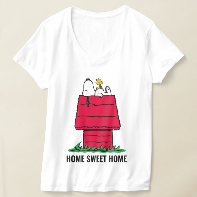 Camiseta Amendoins | Snoopy & Woodstock Doghouse (Postura )
