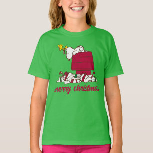 Camiseta Amendoins Snoopy & Woodstock Feliz Ugly Sweater