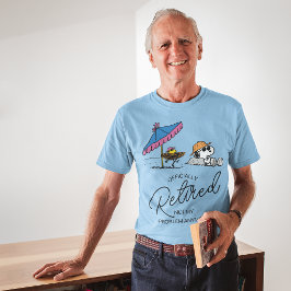 Camiseta Amendoins | Snoopy & Woodstock Praia Estou Aposent
