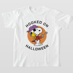 Camiseta Amendoins   Snoopy & Woodstock viciado no Hallowee