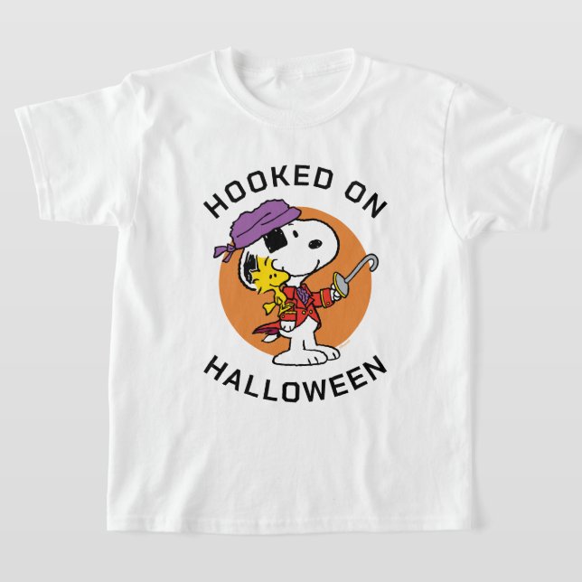 Camiseta Amendoins | Snoopy & Woodstock viciado no Hallowee (Postura )