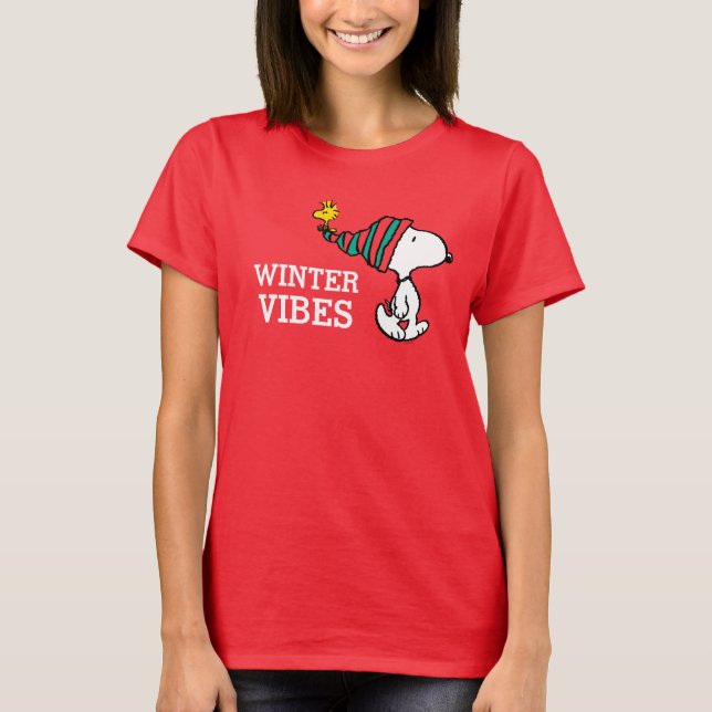 Camiseta Amendoins | Snoopy & Woodstock Warm Wish (Frente)