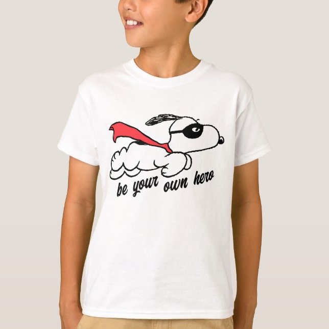 Camiseta Amendoins | Super-Herói do Snoopy (Frente)