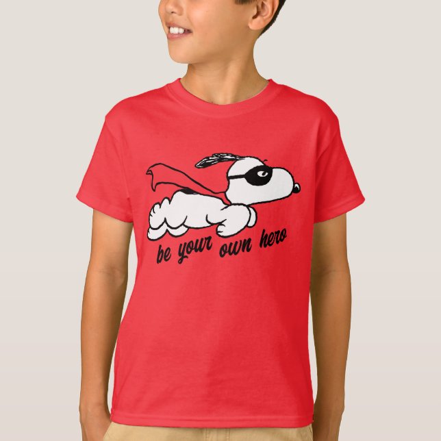 Camiseta Amendoins | Super-Herói do Snoopy (Frente)