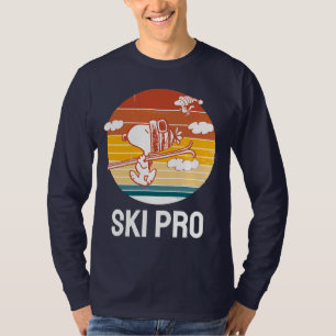 Camiseta Amendoins   Triagem de Esqui de Snoopy & Woodstock