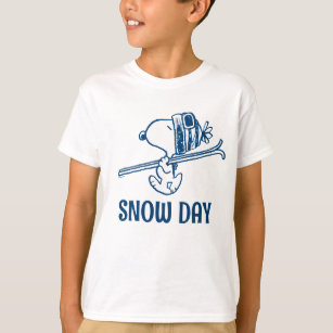 Camiseta Amendoins   Tripa de Esqui de Snoopy
