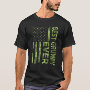 Camiseta Amer da Camuflagem de Dia de os pais Eterno Mais E
