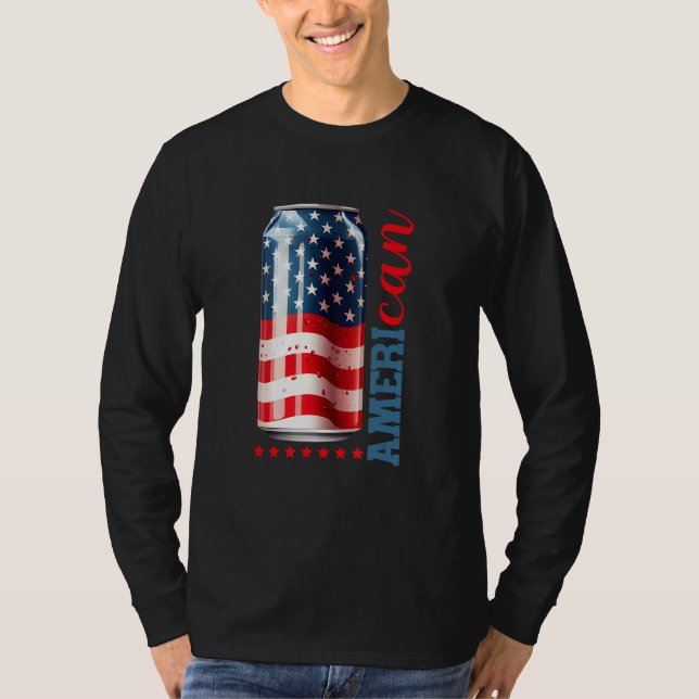 Camiseta Ameri can  4th of july Sublimation 6 (Frente)