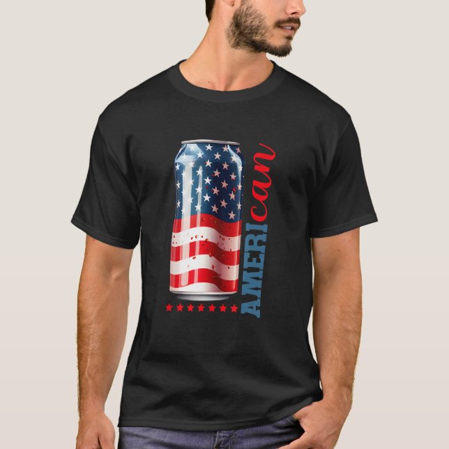 Camiseta Ameri can  4th of july Sublimation 6 (Frente)