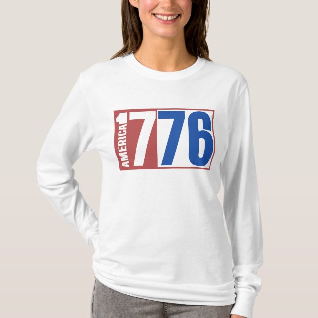CAMISETA AMÉRICA 1776  (Frente)