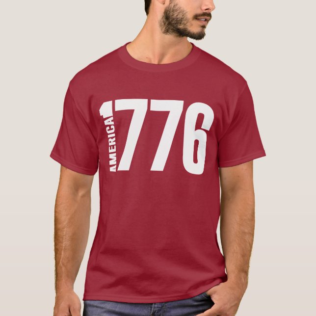 CAMISETA AMÉRICA 1776  (Frente)