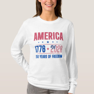 Camiseta AMÉRICA 1776 2026 250 anos liberdade