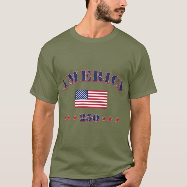 Camiseta América 250º (Frente)