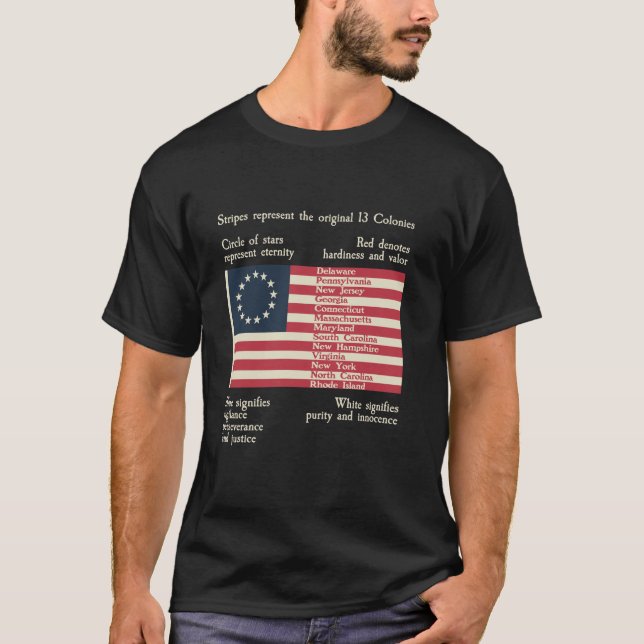 Camiseta América 250º aniversário Celebração dos Estados Un (Frente)
