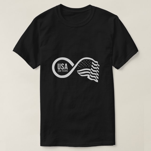 Camiseta America 250 (Frente do Design)