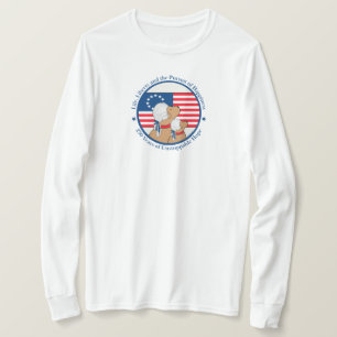 Camiseta América 250 Ano Pais Fundadores Mulheres