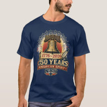 Camiseta America 250 Anos 1776–2026 Sino da Liberd