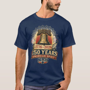 Camiseta America 250 Anos 1776–2026 Sino da Liberd