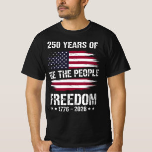 Camiseta América 250 Anos Nós O Povo 1776-2026