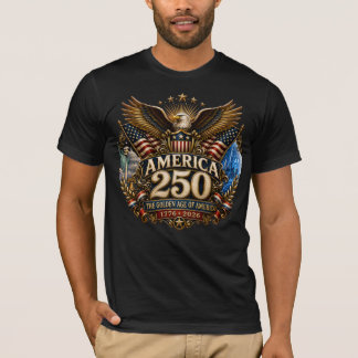 Camiseta América 250 Idade de Ouro da América