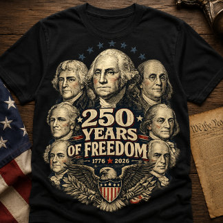 Camiseta América 250 Pais Fundadores Patriótico