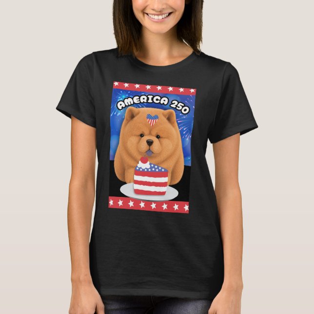 Camiseta AMERICA 250 Smooth Chow (Frente)