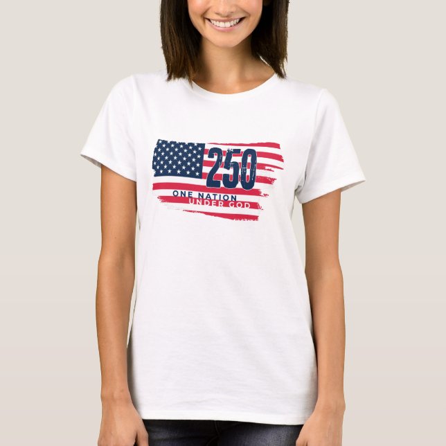 Camiseta  America 250 Years 1776 2026 250th Anniversary (Frente)