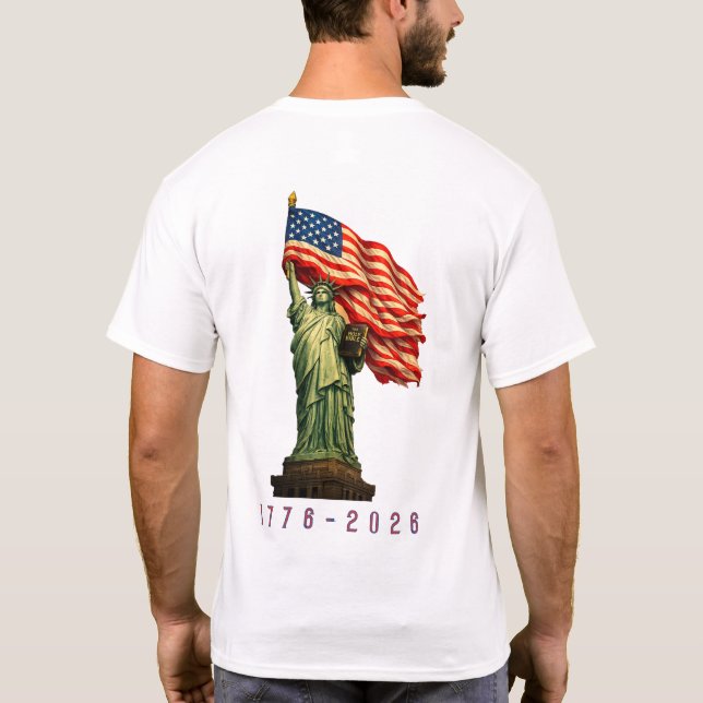 Camiseta America 250 Years of Liberty (Verso)