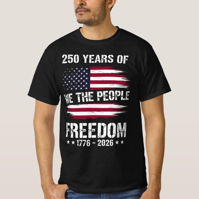 Camiseta America 250 Years We The People | 1776-2026  (Frente)