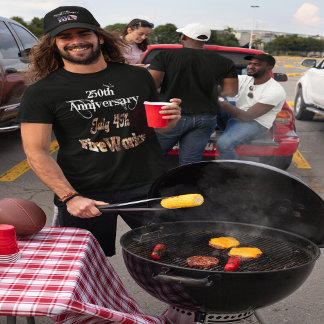 Camiseta  America 250th Anniversary Fire Works