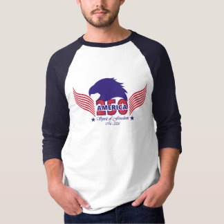Camiseta America 250th-Spirit of Freedom-Editable Back Text