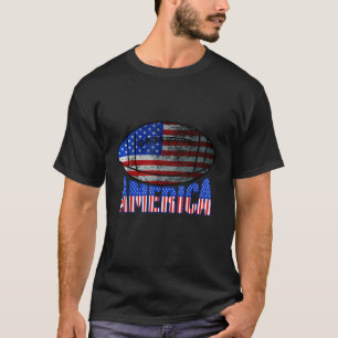Camiseta América, 4 de julho, Eagle Patriotic American Foot