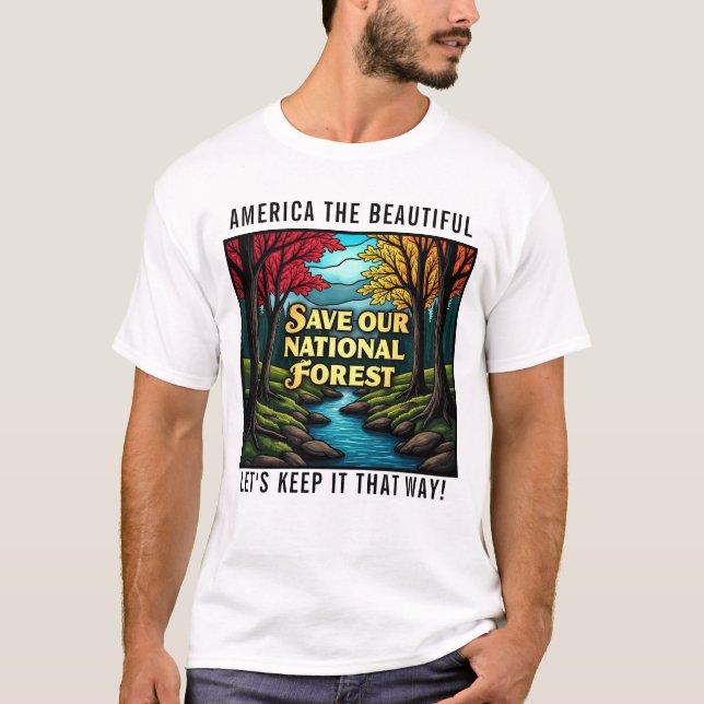 Camiseta América, a beleza (Frente)